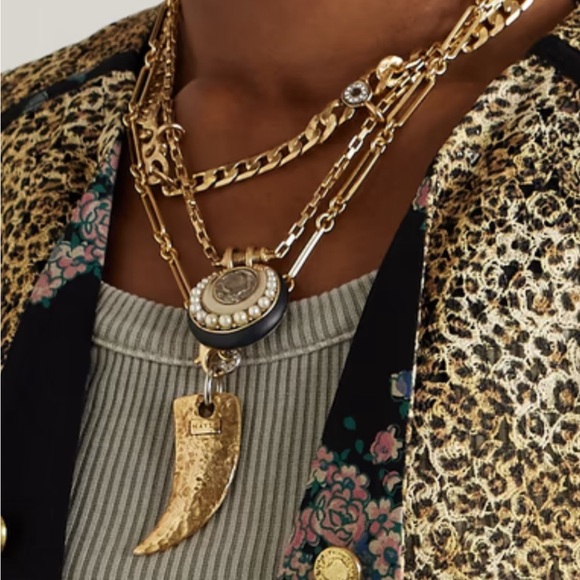 MAISON MAYLE
Caribbea printed silk-satin trimmed woven blazer - Picture 8 of 9